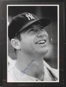 Framed Mickey Mantle “Glory Days” Autographed Limited Edition Oversized Photo