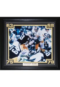 Framed Pittsburgh Steelers “Steel Curtain’ Signed Photos