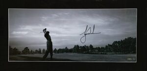 Framed Tiger Woods Autographed Photo