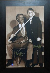 Framed Wayne Gretzky & Gordie Howe Autographed Limited Edition Photo