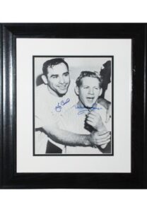 Framed Yogi Berra & Whitey Ford Autographed Photo