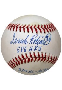 Frank Robinson Single-Signed & Inscribed ONL Baseball