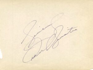 Frank Sinatra Autographed Album Page