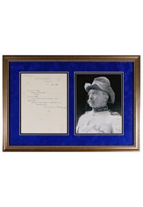 Franklin D. Roosevelt & Theodore Roosevelt Single-Signed Type Letters