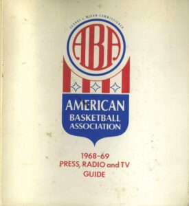 Full Set of 1968-69 ABA Press, Radio & TV Guides