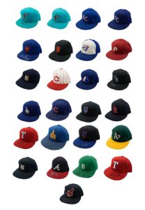 Game-Used Baseball Caps Including – Alfonzo, Dawson, DeShields, Offerman & Others