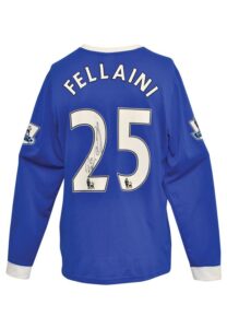 Game-Used Everton F.C. Jerseys — 1/1/2005 Tim Cahill Road