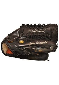 Gary Sheffield Game-Used & Autographed Mitt