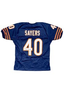 Gayle Sayers Chicago Bears Signed “HOF 77” Jersey