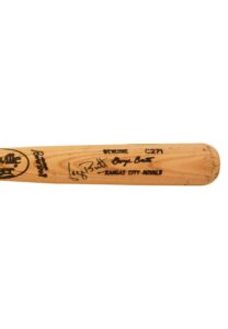 George Brett Kansas City Royals Autographed Bat