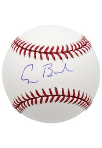 George H.W. Bush Single-Signed OML Baseball