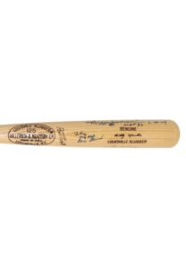 George Steinbrenner, Billy Martin & Reggie Jackson Autographed Bat