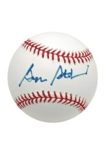 George Steinbrenner Single-Signed Baseball