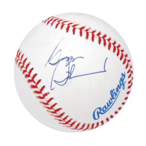 George Steinbrenner Single-Signed Baseball