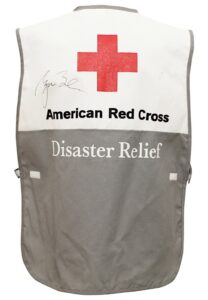 George W. Bush Autographed American Red Cross Disaster Relief Vest