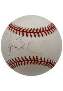 George W. Bush Single-Signed ONL Baseball