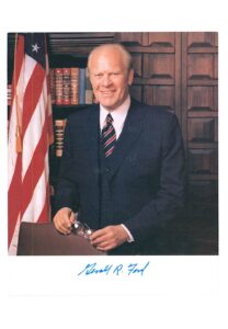 Gerald Ford Autographed 8×10 Photo