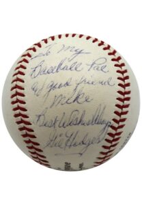 Gil Hodges Single-Signed & Inscribed ONL Baseball