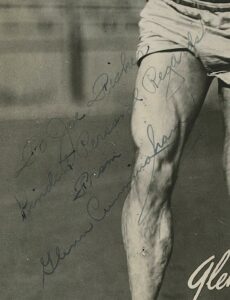 Glenn Cunningham Autographed Photo