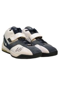 Grant Hill Game-Used & Twice Autographed Sneakers