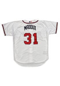 Greg Maddux Atlanta Braves Autographed Home Jersey