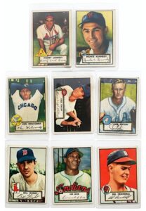 Grouping Of 1952 Topps Baseball