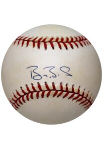 Grouping Of “500 Home Run Club Hitters” Single-Signed Baseballs