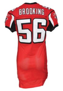 Grouping Of Eight NFL Game-Used Jerseys Spanning from 1982-2004—Seven Falcons One Buccaneers