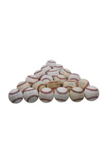 Grouping Of Hall Of Famers & Stars Single-Signed Baseballs