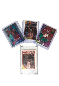 Grouping Of Michael Jordan Basketball Cards