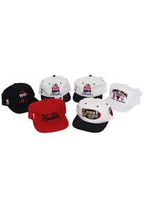 Grouping Of NBA Finals & Chicago Bulls Snapback Caps