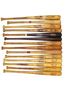 Grouping Of Philadelphia Phillies Game-Used & Autographed Bats