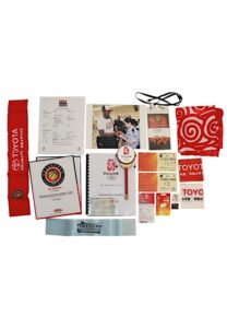 Grouping Of Team USA Olympic Basketball “Beijing 2008” Mementos Including Game Tickets, Staff Press Pass, Team Itinerary & More