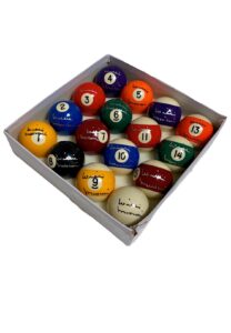 Grouping Of Willie Mosconi Single-Signed & Inscribed Billiards Balls