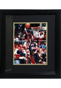 Hakeem Olajuwon Autographed Framed Display