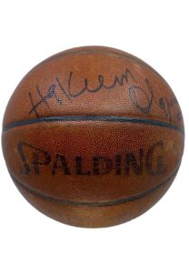 Hakeem Olajuwon Single-Signed & Game-Used Minnesota Timberwolves Basketball