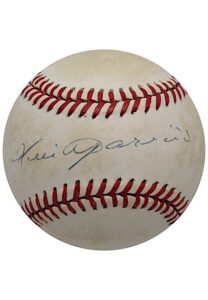 Hall Of Fame American League Infielders Single-Signed OAL Baseballs – Doerr, Appling & Aparicio