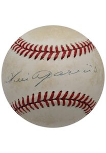 Hall Of Fame American League Infielders Single-Signed OAL Baseballs Including Doerr, Appling & Aparicio