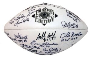 Hall of Famer Autographed Football