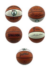 Hall of Famers Signed Basketball Lot