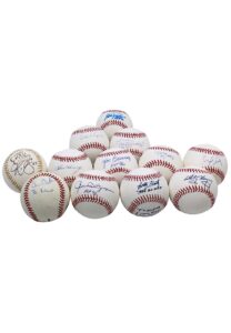 Hall Of Famers & Stars Single-Signed Baseballs