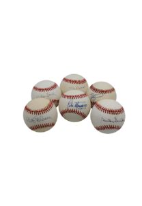 Hall Of Famers & Stars Single-Signed Baseballs