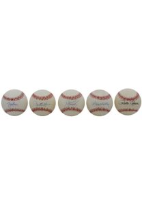 Hall Of Famers & Stars Single-Signed Baseballs Including Carlton, Carew, Perry & More