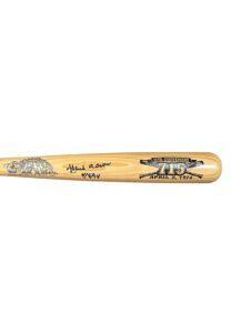 Hank Aaron Signed & Inscribed “4/8/74” LE Commemorative Cooperstown Bat