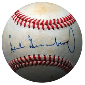 Hank Greenberg Single-Signed Baseball