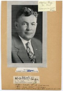 Harlan Page Autographed Cut with Photo