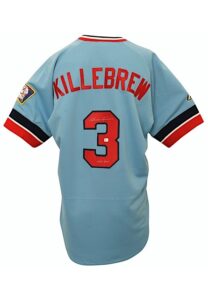 Harmon Killebrew Minnesota Twins Autographed & Inscribed Jersey