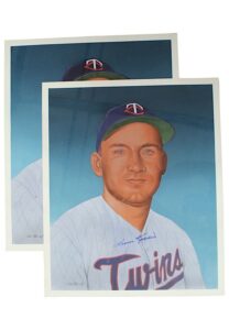 Harmon Killebrew Signed Original Jim Bliss Art