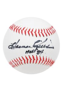 Harmon Killebrew Single Signed Baseball