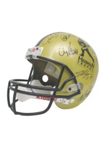 Heisman Trophy Winner Multi-Signed Full Size Helmet